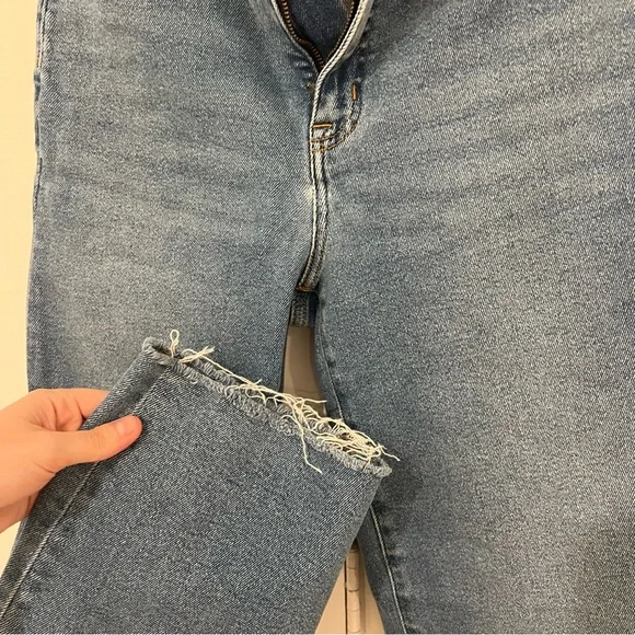 J Crew Stovepipe Straight Leg High Waist Jeans - Picture 9 of 9